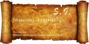Stenczel Ildikó névjegykártya